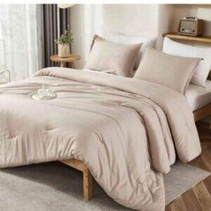 Litanika Khaki Comforter Set King Size